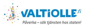 valtiolle.fi logo.